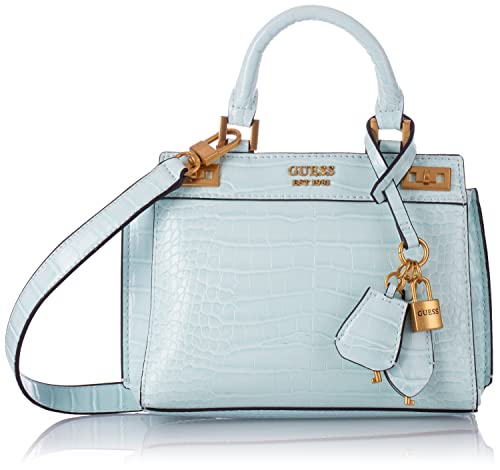 Guess Katey Croc Mini Danna Satchel Surf