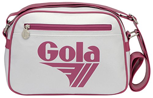 BORSA GOLA CUB113 WHITE FUCHSIA