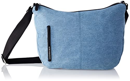 Mandarina Duck Hunter Denim, Borsa a Spalla Donna, Blu (Jeans),...