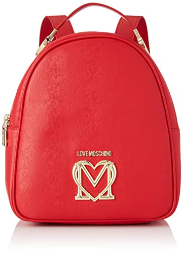 Love Moschino Zaino, ZAINO Donna, Rosso, Taglia unica