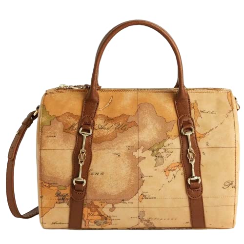 ALVIERO MARTINI Bauletto Geo Tuscany con tracolla in tessuto Geo e...