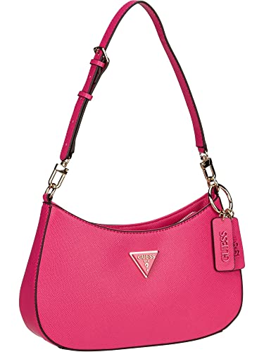 Guess Noelle Top Zip Shoulder Bag, Borsa Donna, Watermelon, Unica