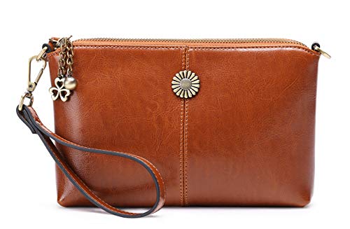 DEERWORD Donna Borse a Mano Ecopelle Borsa a Spalla Pelle Marca 2021...