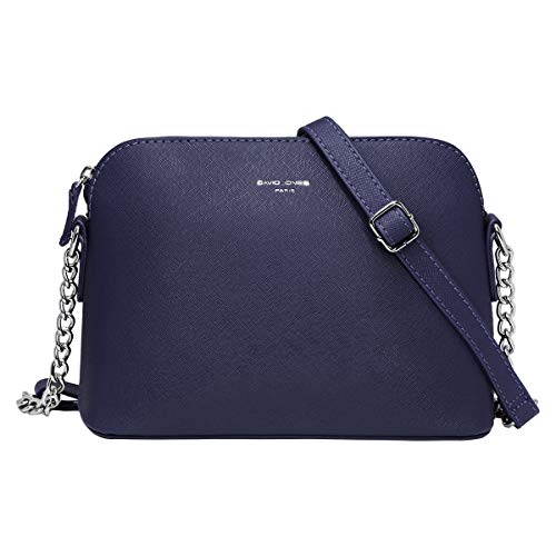 David Jones Piccola Borsa a Tracolla PU Pelle Blu