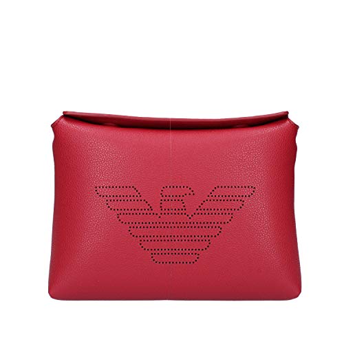 Emporio Armani Tracolla in ecopelle ruby red zen blue Mod....
