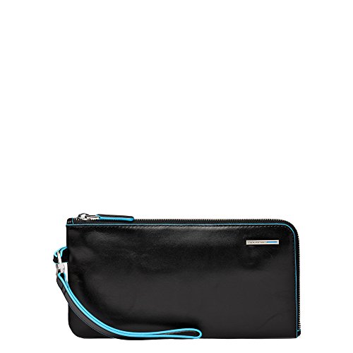 Piquadro AC2648B2 Pochette, Collezione Blu Square, Nero