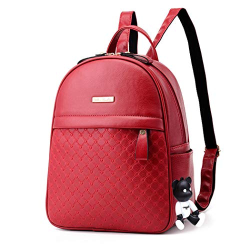 DEERWORD Donna Zainetto Ecopelle Zaino Pelle Antifurto Zainetti Marca...