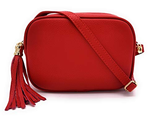 ELIOX Borsa Donna Vera Pelle Made In Italy Piccola Borsetta a Tracolla...