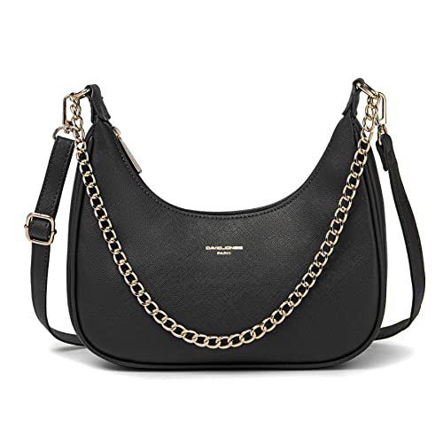 David Jones - Borsa a Spalla Donna - Borsa a Tracolla Catena Simil...