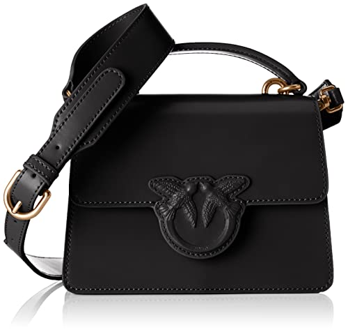 Pinko Love One Top Handle Mini Light, Borsa Donna, Z99Q_Nero-Antique...