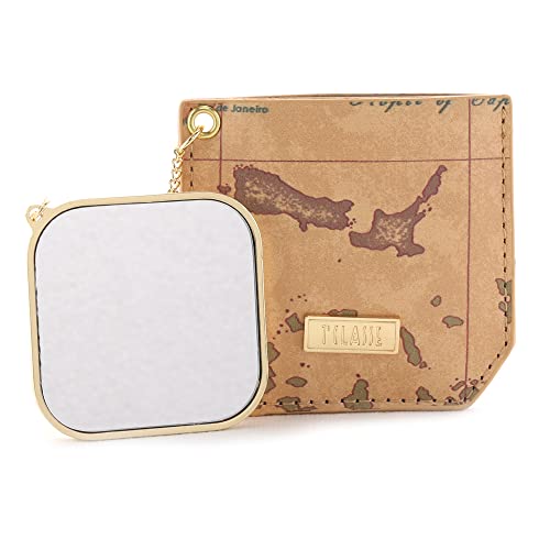 ALVIERO MARTINI SPECCHIETTO DA BORSA PH22 IN METALLO COLORE ORO CON...