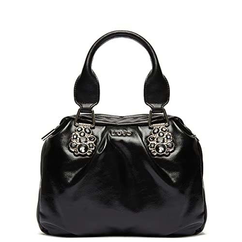 Borsa Liu-jo bauletto satchel M a mano/tracolla in ecopelle nero...