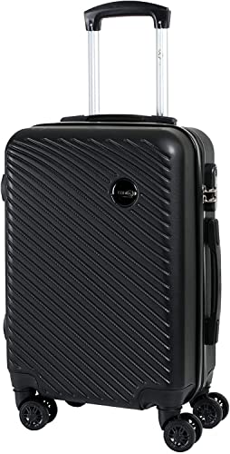 CABIN 5508 Valigia Trolley ABS, bagaglio a mano 55x37x20, Valigia...