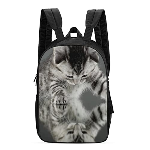 FEIGENBAOMU Borsa da scuola unisex Zaino Cat Fashion Borsa da scuola...