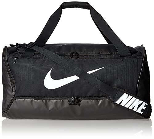 Nike Brasilia, Borse Sportive Unisex-Adulto, Black/Black/White, Taglia...