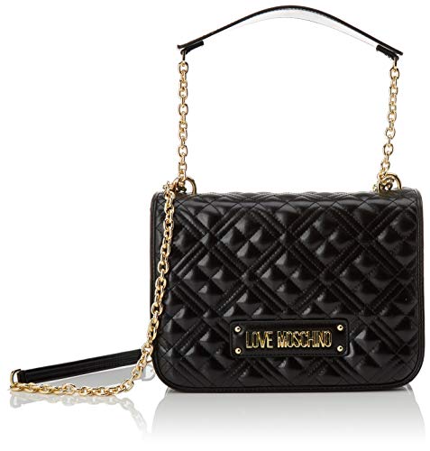 Love Moschino Jc4201pp0a, Borsa a Tracolla Donna, Nero (Black...