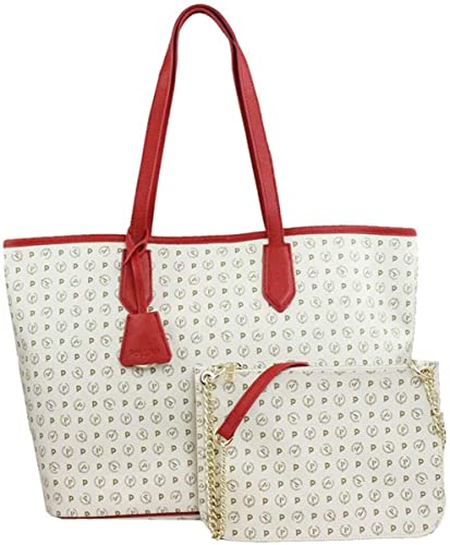 Pollini BORSA DONNA AVORIO 46X29X14 CM
