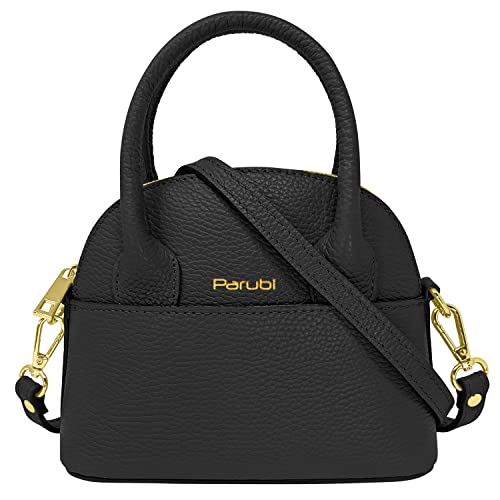 Parubi Borsa a Mano Piccola in Vera Pelle, Borsa a Spalla con...