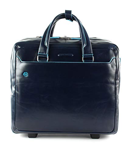 PIQUADRO Wheeled Computer Briefcase quadrata blu Blu