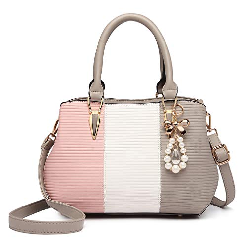 Miss Lulu Borsa a Mano Borsa a Tracolla Multicolore Borsa Da Donna...
