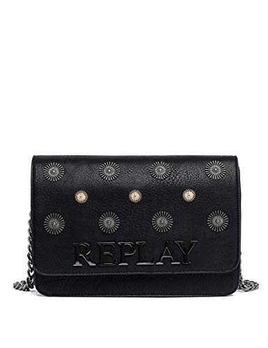 REPLAY Shoulder Bag Black
