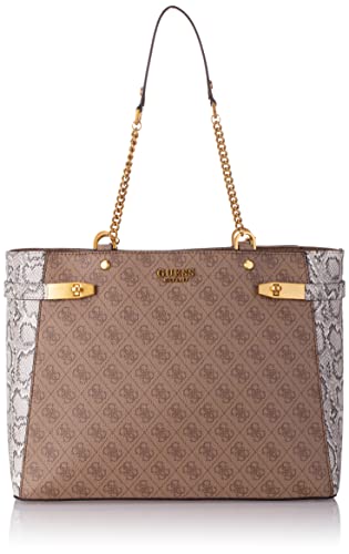 Guess, Zadie Girlfriend Borsa per il trasporto Donna, Logo Latte...