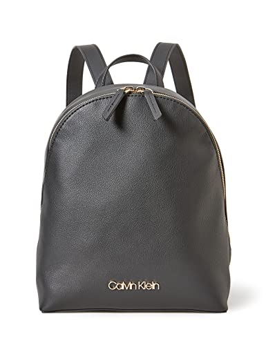 Calvin Klein Zaino Donna Round BP SM in Ecopelle, Nero (Black),...