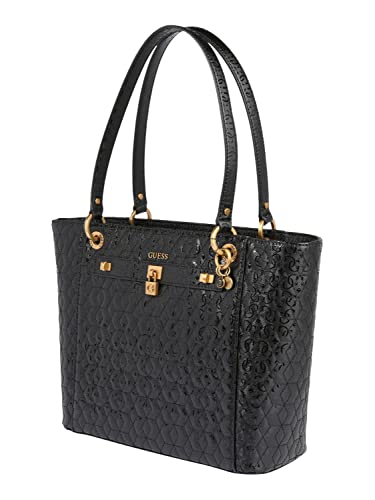 Guess , Noelle Elite Tote Donna, Nero, Taglia unica