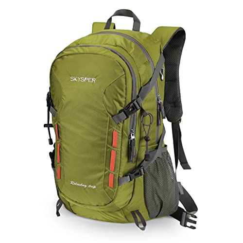 SKYSPER Zaino da Hiking 30L, Zaino da Trekking Impermeabile e Leggero...
