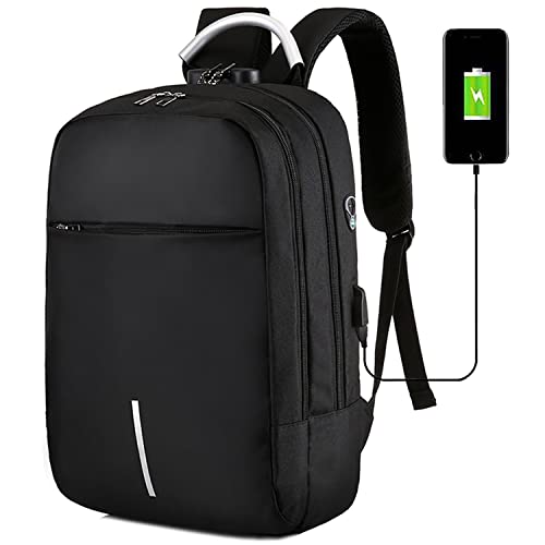 Mixroom Zaino porta PC Antifurto Nero per Computer Portatile Laptop...