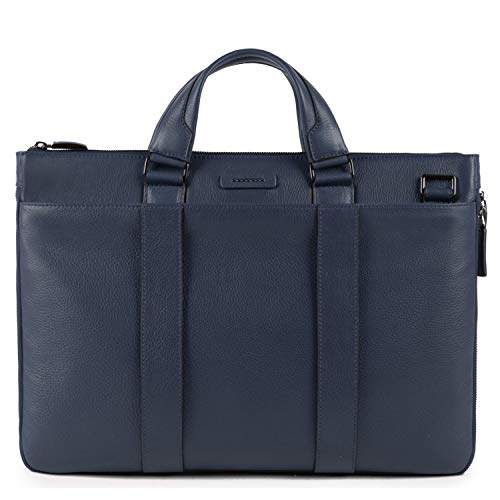 PIQUADRO Modus Special, Cartella in Pelle Unisex - Adulto, Blu