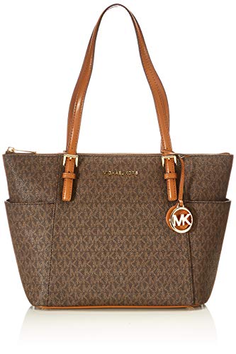 Michael Kors Jet Set, Borsa Donna, BRN,Acorn, Unica