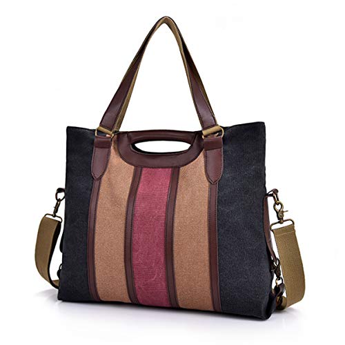 CHEREEKI Borsa Donna, Borse Tracolla in tela per Lavoro Scuola...