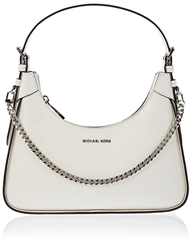 Michael Kors Wilma MD Pouch Should, Borsa Donna, Optic White