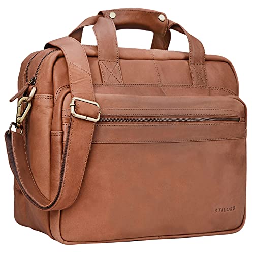 STILORD 'Adventure' Borsa da Lavoro in Pelle Uomo Donna Borsa per il...