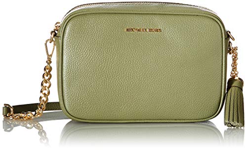 Michael Kors, JET SET MD CAMERA BORSA ARMY GREEN Donna, verde, Taglia...