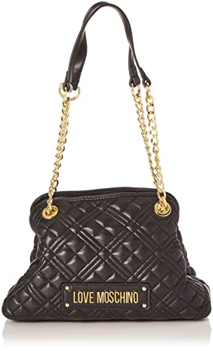 Love Moschino JC4014PP1GLA0, Borsa a Spalla, Donna, Nero, Taglia unica