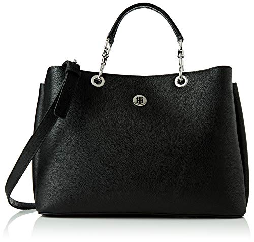 Tommy Hilfiger, TH CORE SATCHEL Donna, Nero, OS