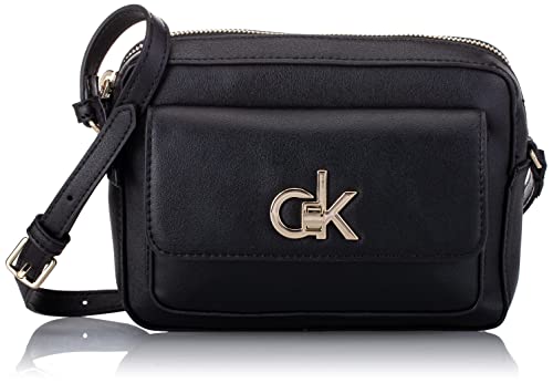 Calvin Klein Borsa per Fotocamera Re-Lock W/Flap Pkt LG, Crossover...