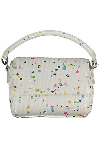 Desigual Sacca, Bag_Neon Art_PUKHET Mini 1001 Raw Donna, Bianco