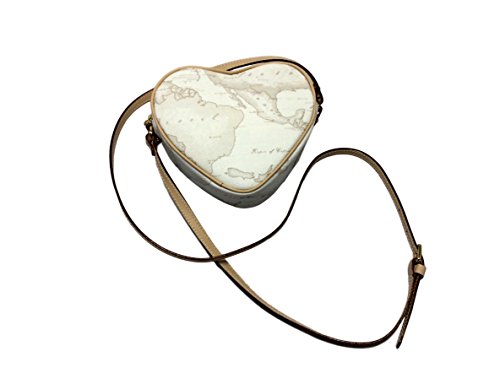 ALVIERO MARTINI Borsa Donna Bandoliera a Cuore 1^Classe Geo White |...