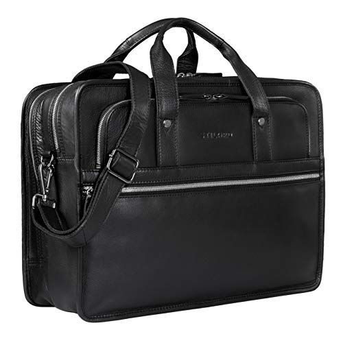STILORD 'Yves' Borsa Lavoro Uomo Pelle in Stile Vintage Ventiquattrore...