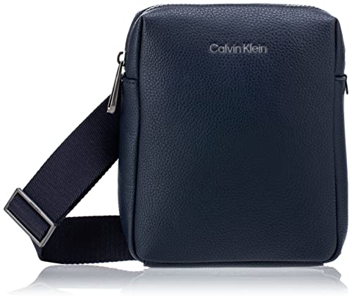 Calvin Klein Borsa a Tracolla Uomo Ck Must Reporter Small Piccola, Blu...