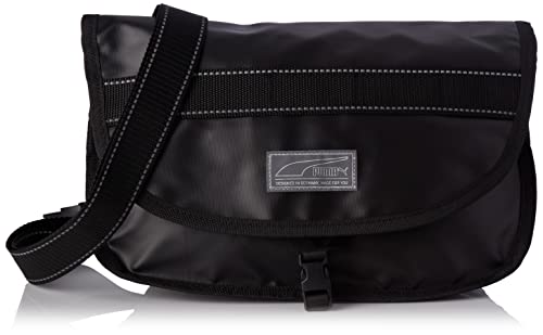 PUMA Edge Bike Messenger, Borse a Tracolla Unisex-Adulto, Black,...