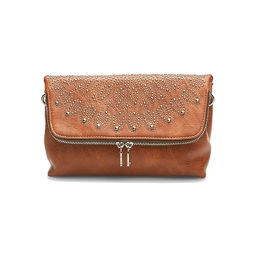 BATA Unisex Adulto Borsa a tracolla con borchie estivi comodi eleganti...