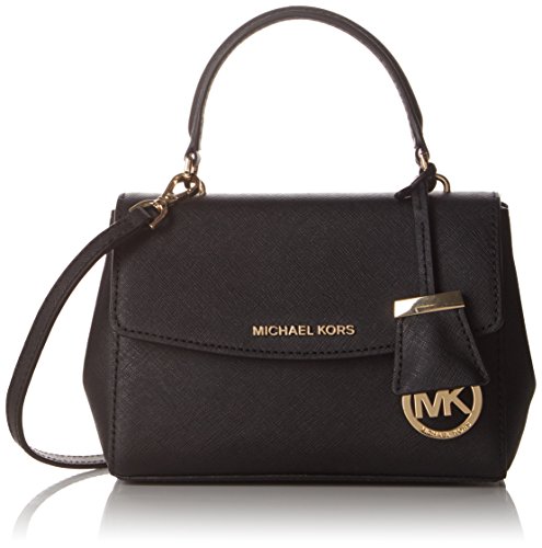 Michael Kors Ava - Borse a secchiello Donna, Black, 10.2x17.8x26.7 cm...