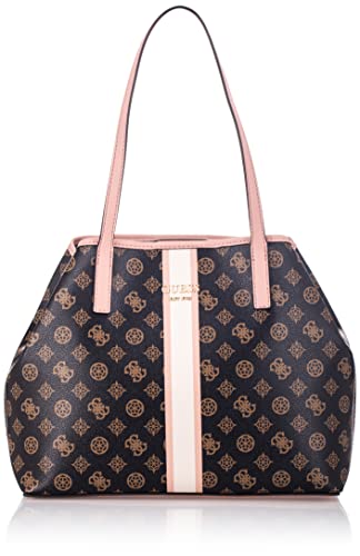 Guess Vikky Tote, Borsa Donna, Mocha Logo Multi