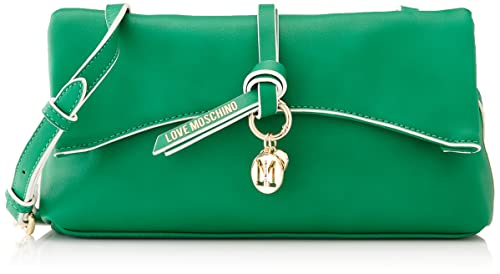 Love Moschino JC4025PP1GLC0, Borsa a Spalla, Donna, Verde, Taglia...