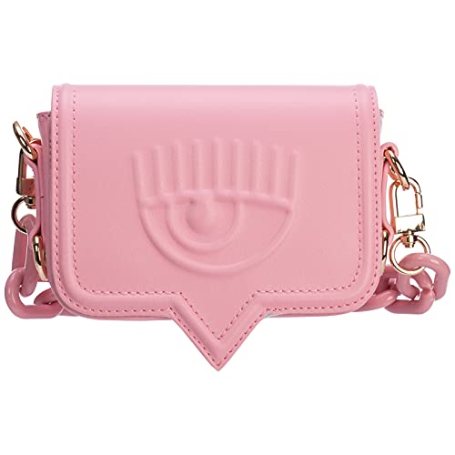 Chiara Ferragni borsa a tracolla Eyelike donna rosa