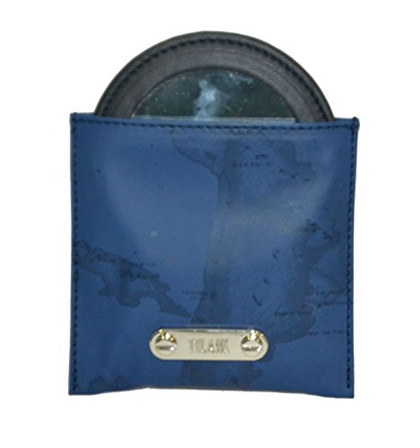 Alviero Martini Specchietto da borsa prima classe blu con custodia